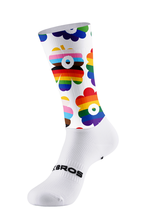 ROCKBROS Radiant Spectrum Bloom Cycling Socks