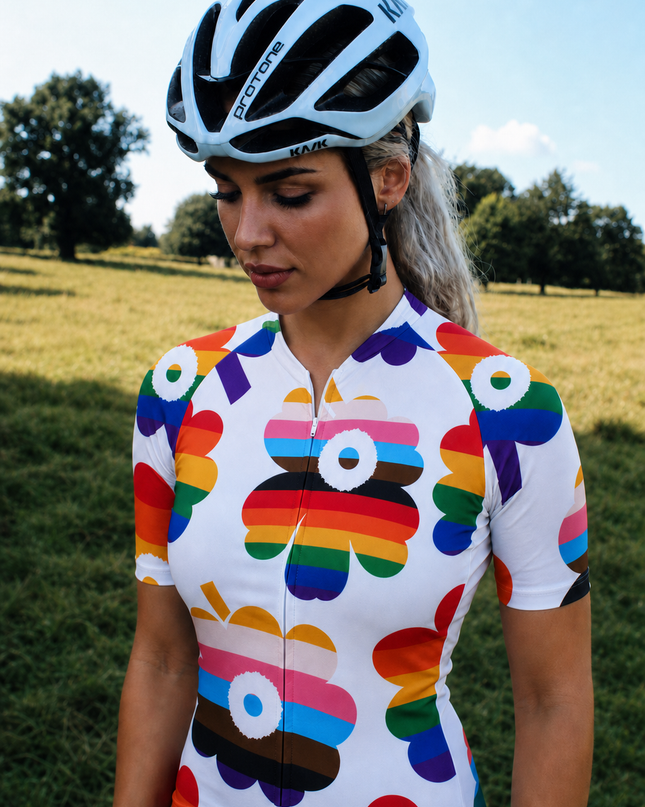ROCKBROS Women's Radiant Spectrum Bloom Cycling Bibs