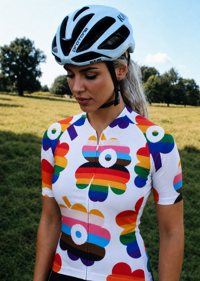 ROCKBROS Women's Radiant Spectrum Bloom Pro Aero Cycling Jersey
