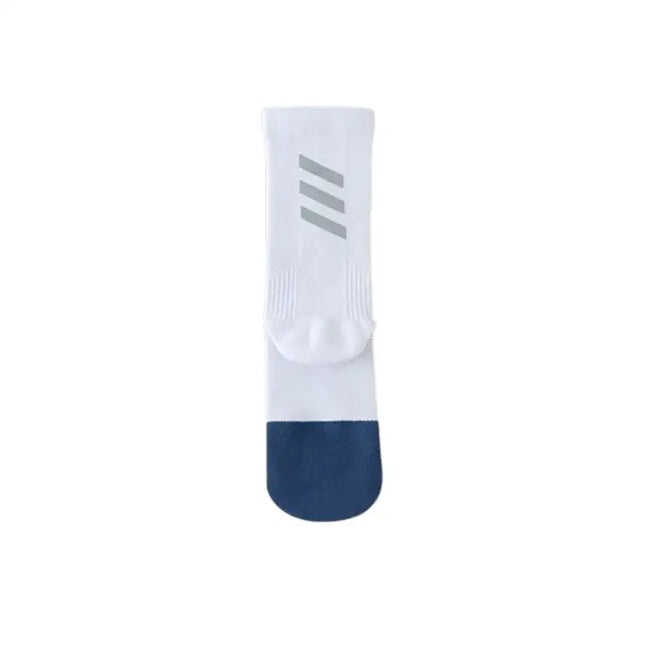 One Size Reflective Stripe Mid-Calf Cycling Socks