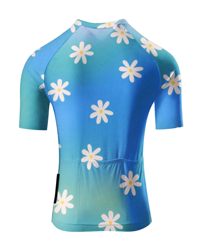 ROCKBROS Women's Daisy Field Floral Pro Aero Cycling Jersey