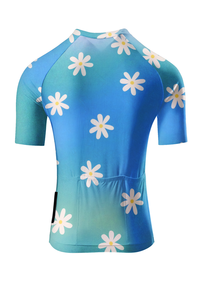 ROCKBROS Women's Daisy Field Floral Pro Aero Cycling Jersey
