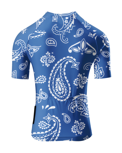ROCKBROS Women's Vintage Paisley Print Pro Aero Cycling Jersey