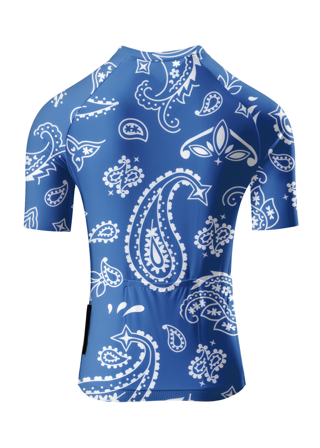 ROCKBROS Women's Vintage Paisley Print Pro Aero Cycling Jersey