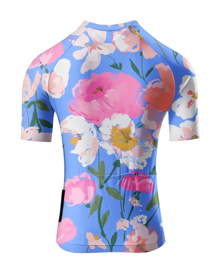 ROCKBROS Women's Watercolor Floral Pro Aero Cycling Jersey