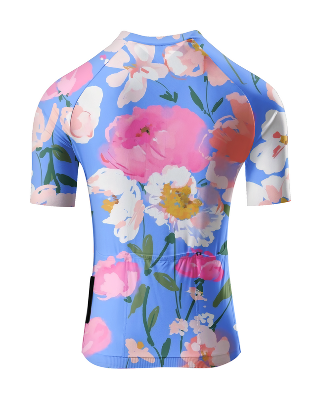 ROCKBROS Women's Watercolor Floral Pro Aero Cycling Jersey