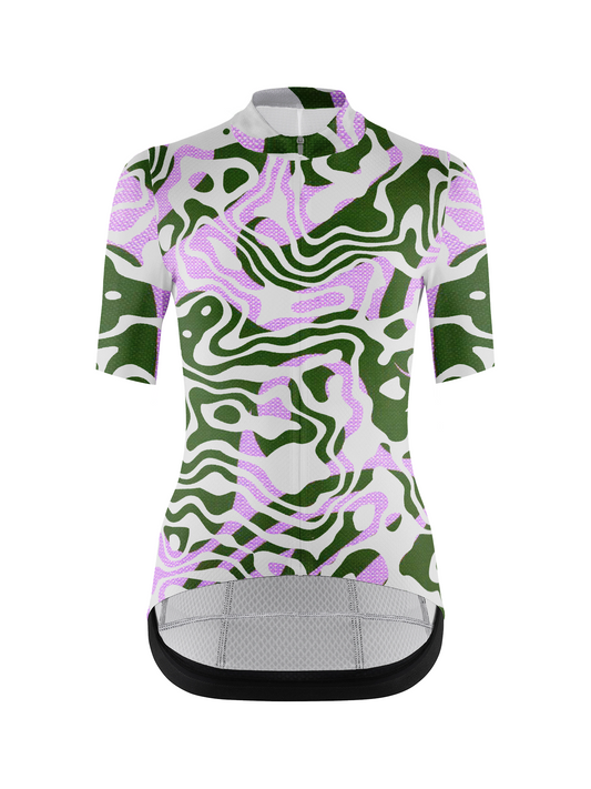 RockBros Men's "Organic Glitch" Kinetic Fluid Performance Cycling Jersey