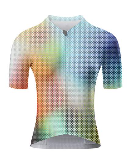 ROCKBROS Women Holographic Neon Grid Cycling Set
