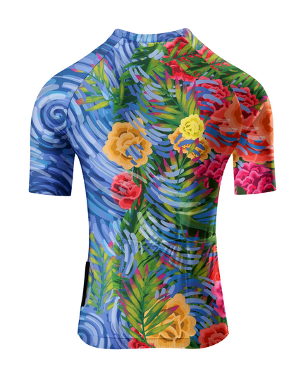 ROCKBROS Women's Impressionist Floral Art Pro Aero Cycling Jersey