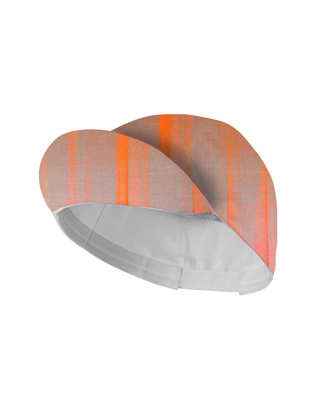ROCKBROS Cyberpunk Neon Orange Stripe Cycling Cap