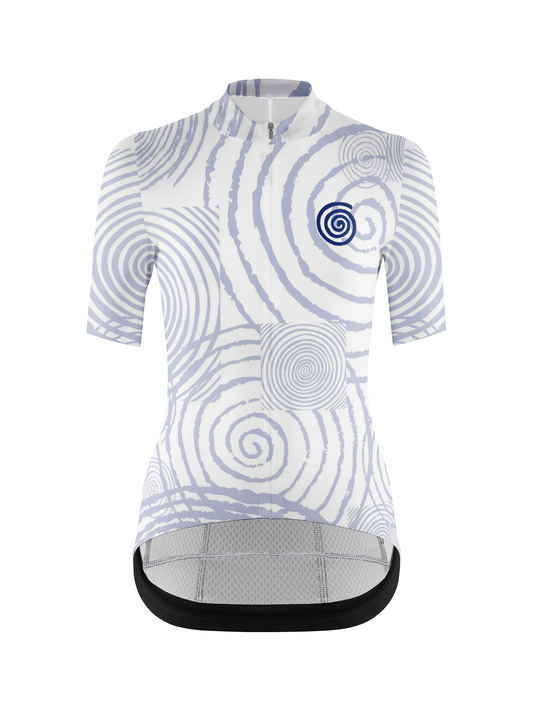 RockBros Men's "Centripetal Pulse" Artistic Spiral Performance Cycling Jersey