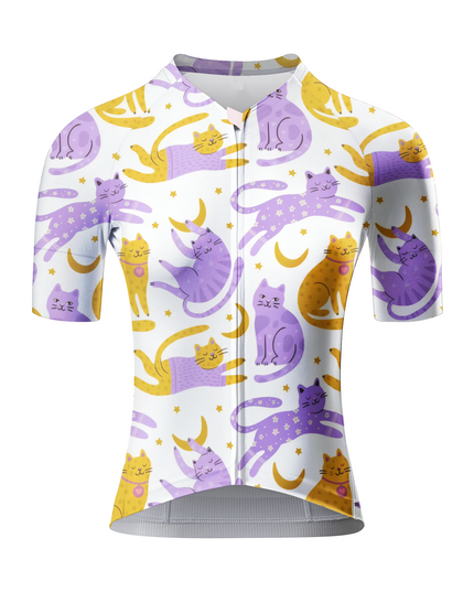 ROCKBROS Women's Celestial Cat Night Pro Aero Cycling Jersey