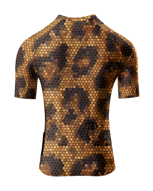 ROCKBROS Women's Halftone Leopard Cycling Jersey