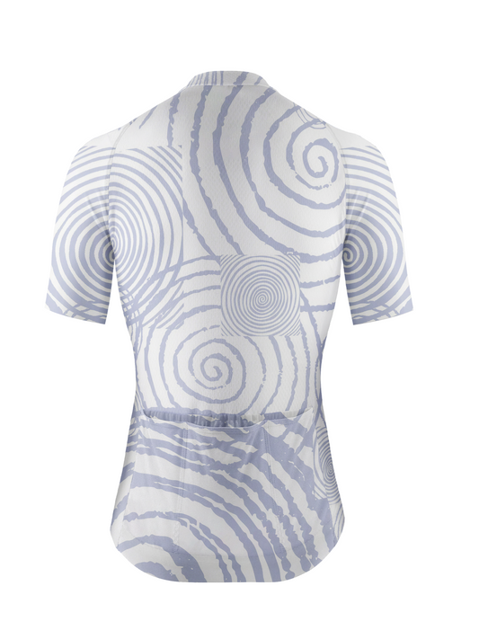 RockBros Men's "Centripetal Pulse" Artistic Spiral Performance Cycling Jersey