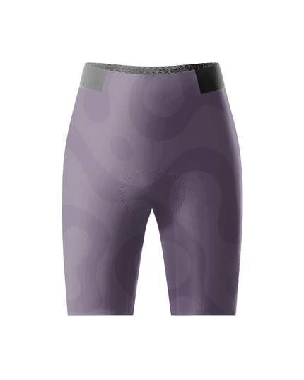 ROCKBROS Women's Tonal Purple Wave Cycling Shorts