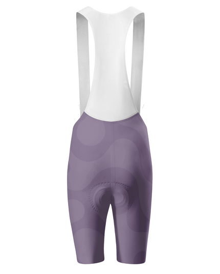 ROCKBROS Women's Tonal Purple Wave Cycling Bibs