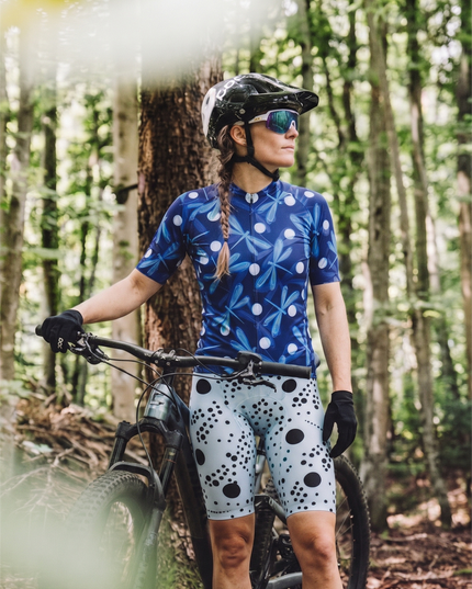 ROCKBROS Women's Scatter Dot Cycling Shorts
