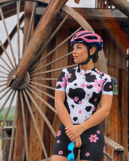 ROCKBROS Women's Floral Pattern Performance Cycling Shorts