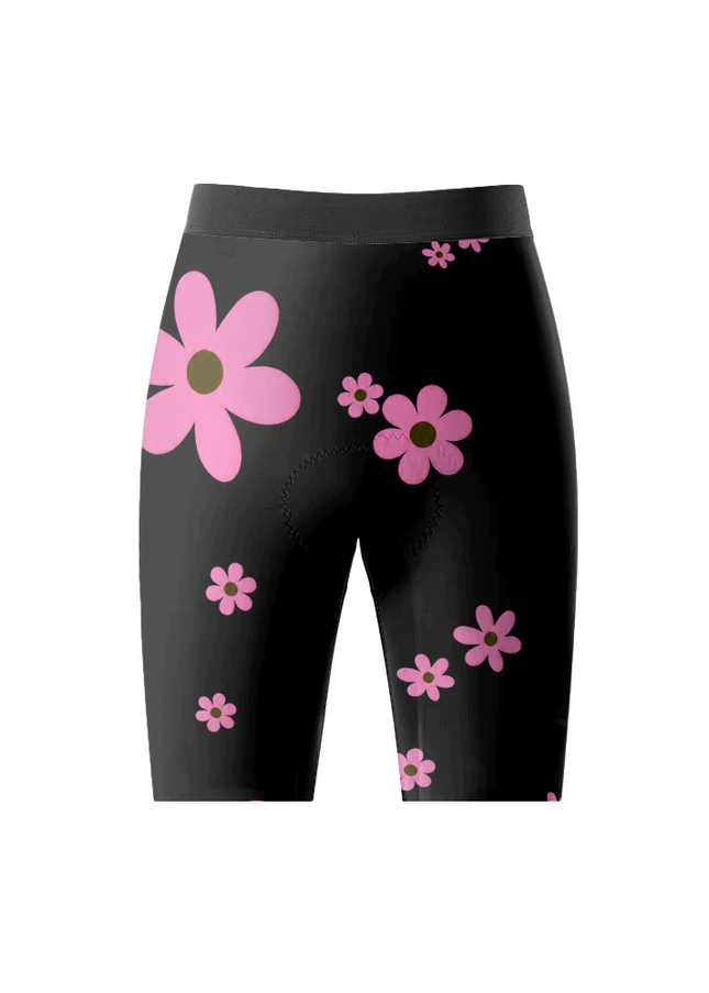 ROCKBROS Women's Floral Pattern Performance Cycling Shorts