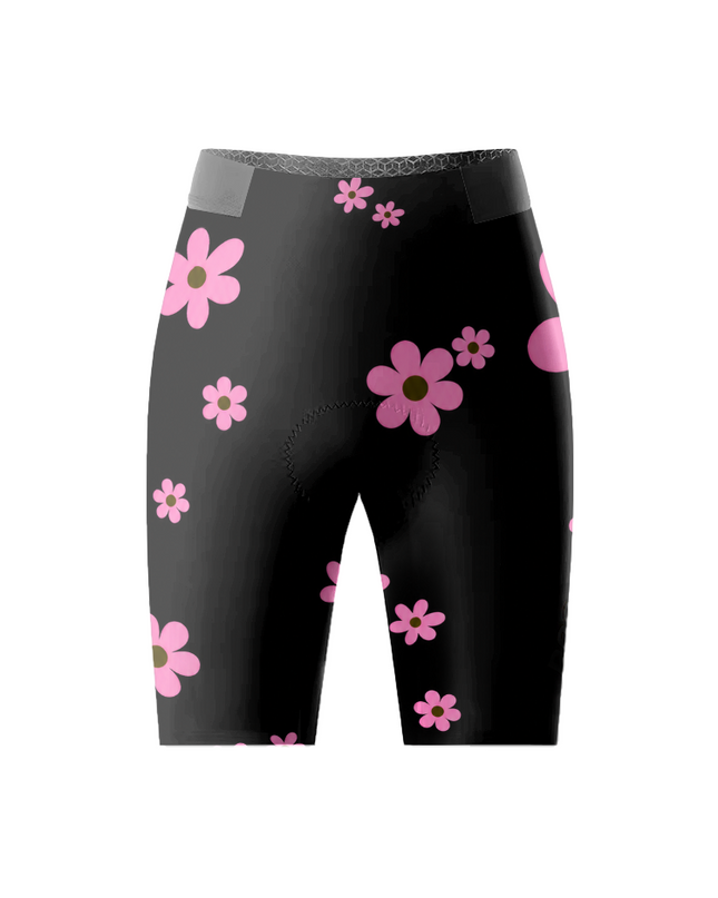 ROCKBROS Women's Floral Pattern Performance Cycling Shorts