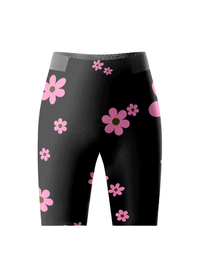 ROCKBROS Women's Floral Pattern Performance Cycling Shorts