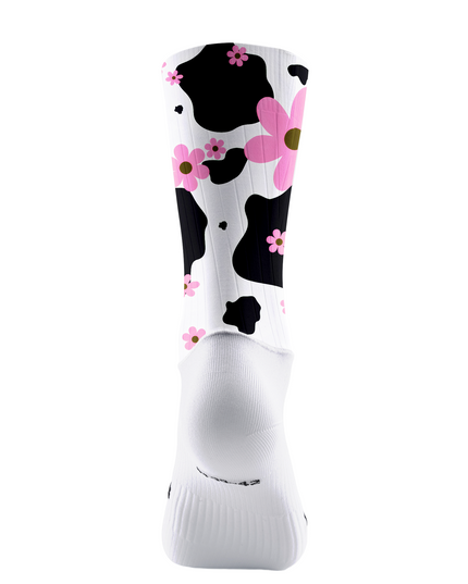 ROCKBROS Cow-Print & Floral Cycling Socks