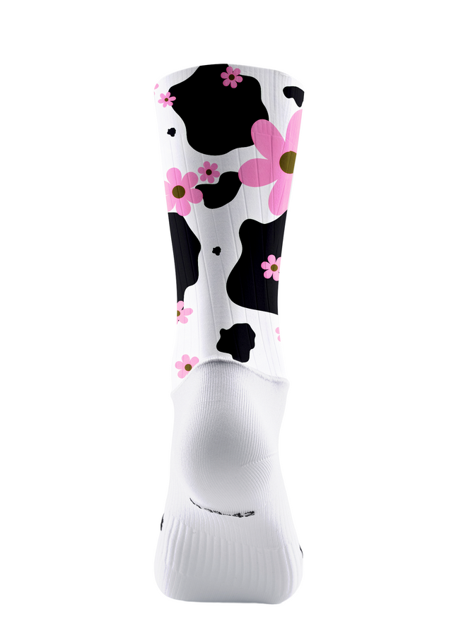 ROCKBROS Cow-Print & Floral Cycling Socks