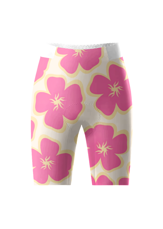 ROCKBROS Women's Groovy Floral Graphic Performance Cycling Shorts