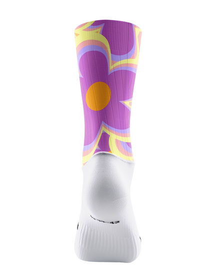 ROCKBROS Groovy Floral Pattern Cycling Socks