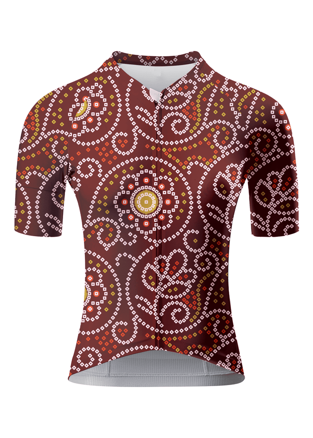 ROCKBROS Women's Traditional Bandhani Pro Aero Cycling Jersey