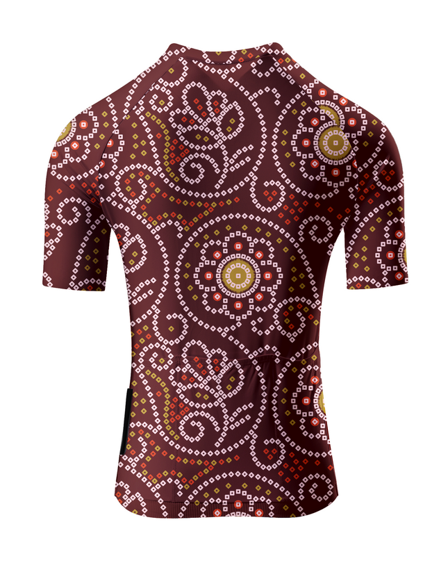 ROCKBROS Women's Traditional Bandhani Pro Aero Cycling Jersey