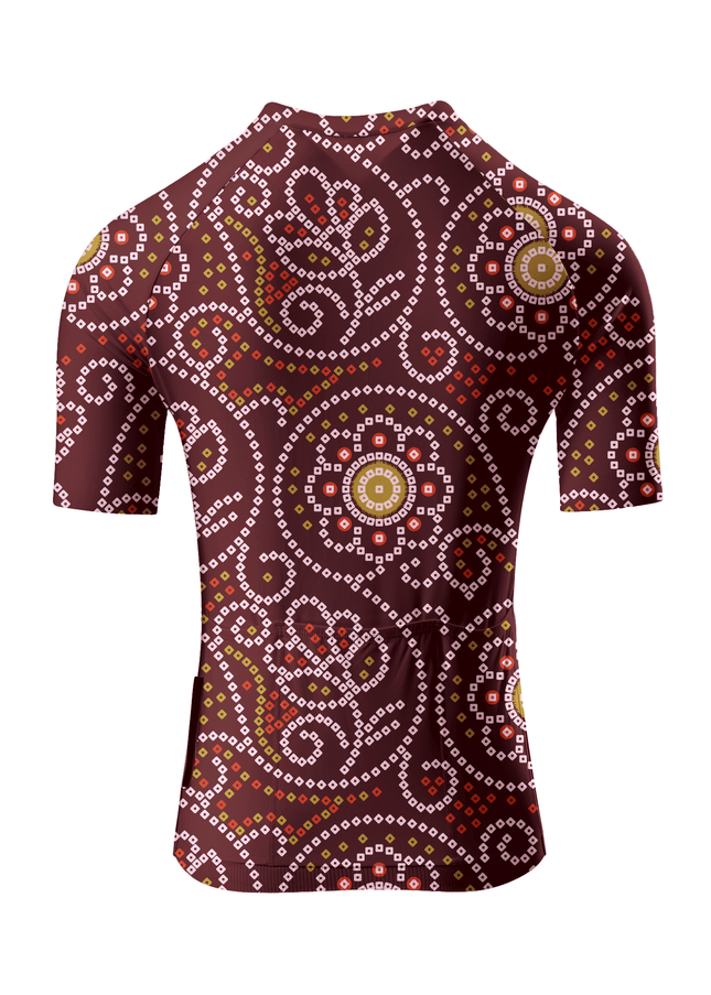 ROCKBROS Women's Traditional Bandhani Pro Aero Cycling Jersey