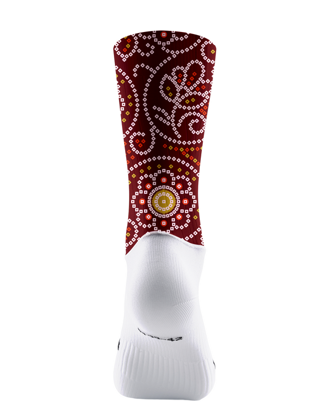 ROCKBROS Women's Traditional Bandhani Pro Aero Cycling Socks