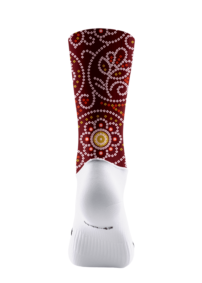 ROCKBROS Women's Traditional Bandhani Pro Aero Cycling Socks