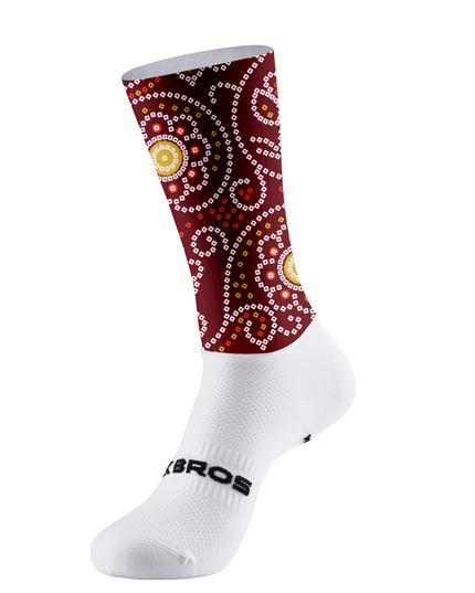 ROCKBROS Women's Traditional Bandhani Pro Aero Cycling Socks