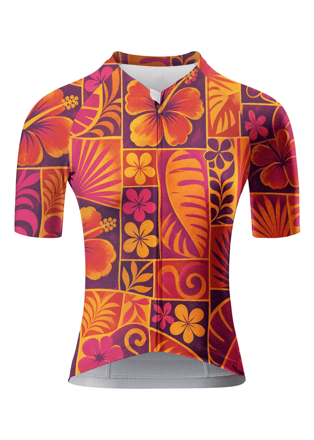 ROCKBROS Women's Tropical Sunset Pro Aero Cycling Jersey