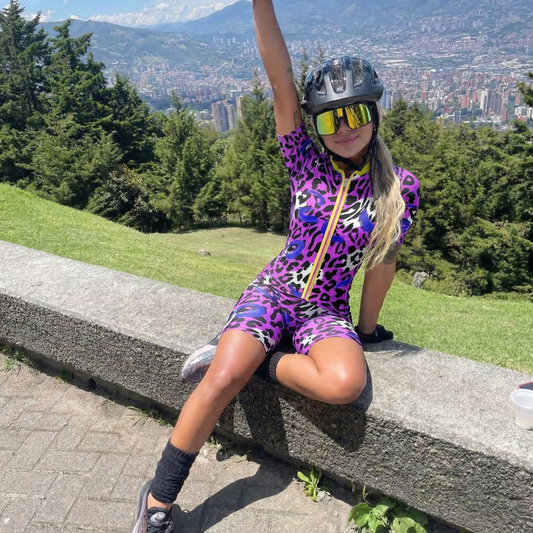 ROCKBROS Women's Folk Symphony Symmetric Botanical Pro Aero Jersey