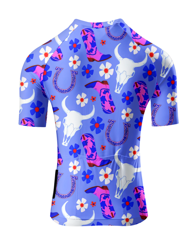 ROCKBROS Women's Cowgirl Floral Pro Aero Cycling Jersey