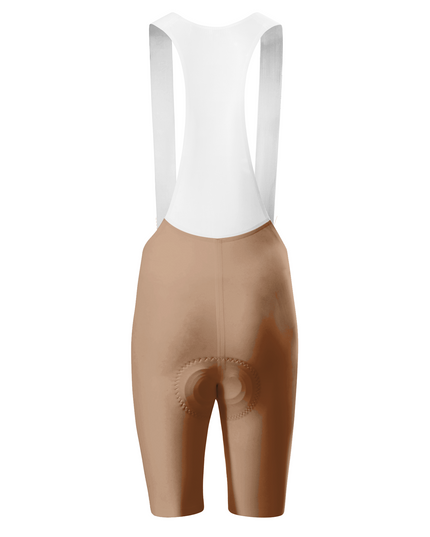 ROCKBROS Women's Solid Earth Brown Cycling Bib Shorts