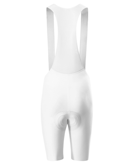 ROCKBROS Women's Solid Pure White Cycling Bib Shorts