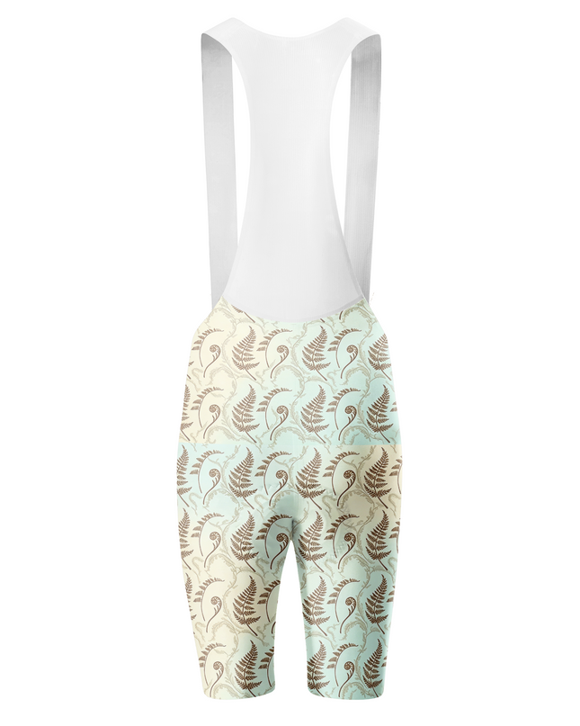 ROCKBROS Women's  intage Fern Leaf Cycling Bibs
