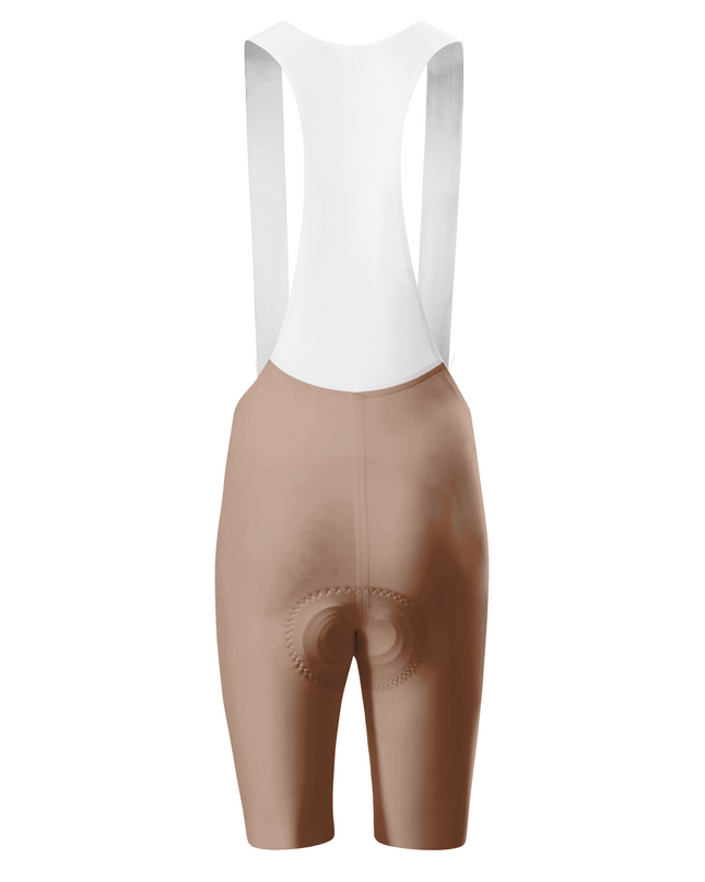 ROCKBROS Men's Brown Padded Cycling Bib Shorts
