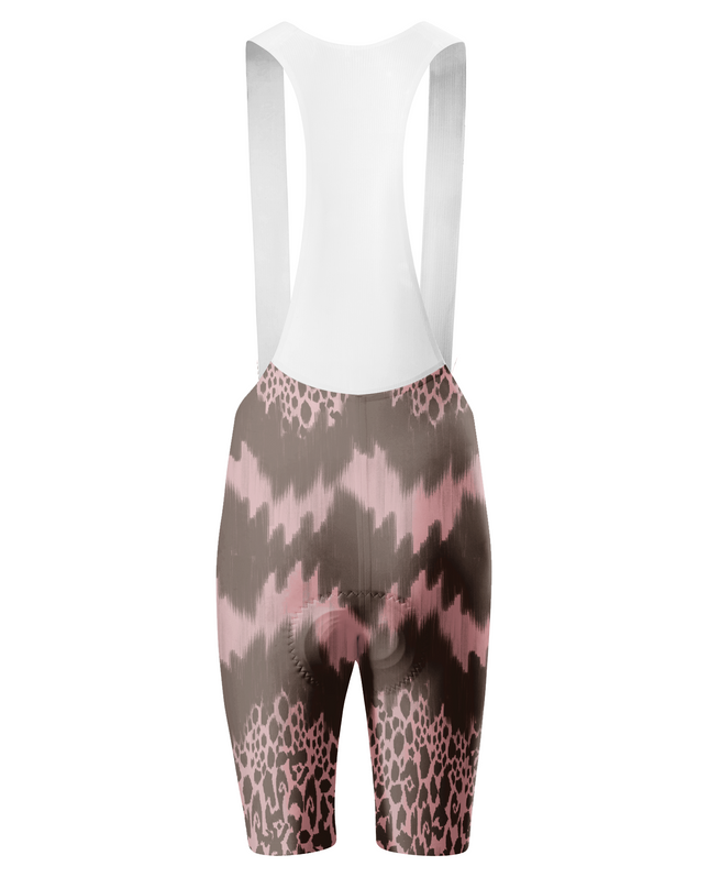 ROCKBROS Women's Wild Cheetah Print Pink & Brown Cycling Set