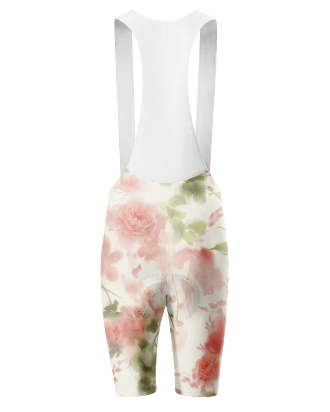 ROCKBROS Women's Watercolor Rose Print Cycling Set