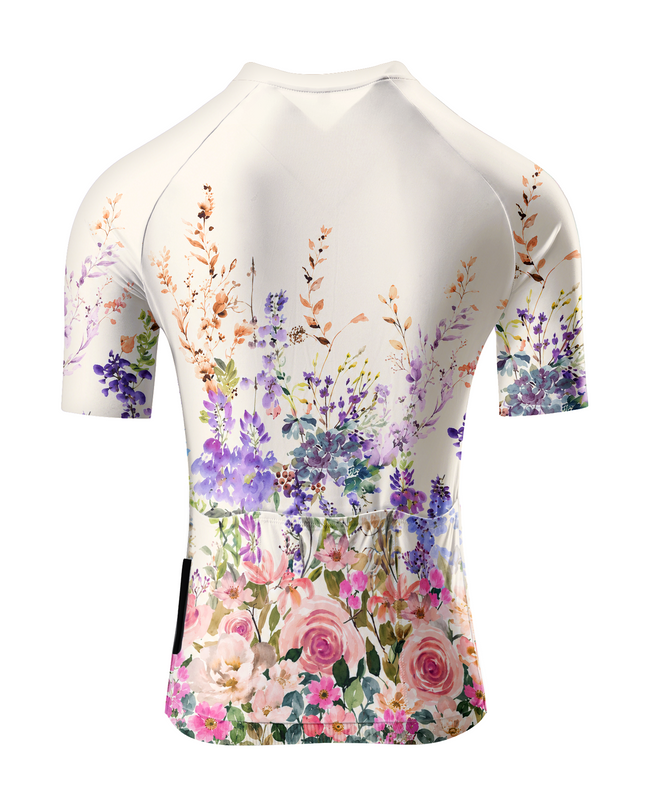 ROCKBROS Women's Watercolor Floral Cycling Jersey