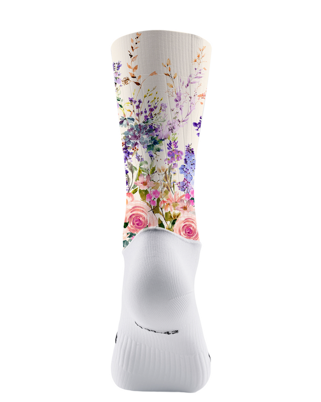 ROCKBROS Floral Watercolor Cycling Socks