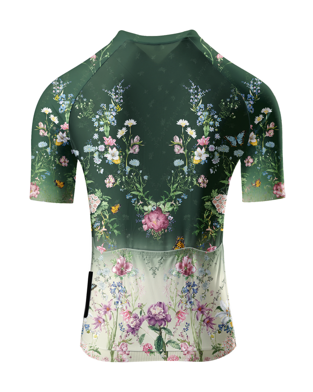 ROCKBROS Women's Emerald Butterfly Cycling Jersey