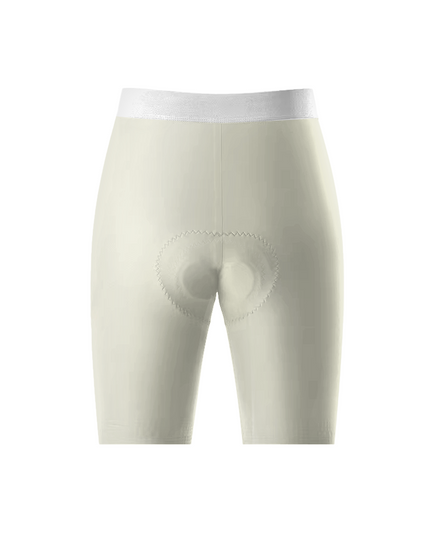 ROCKBROS Women's Cream Monochrome Matte Cycling Shorts