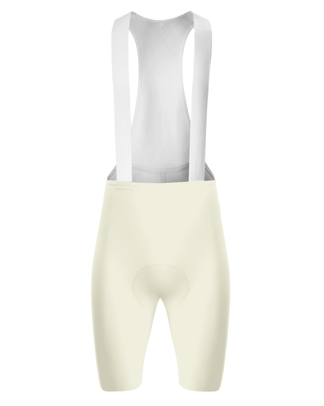 ROCKBROS Women's Cream Monochrome Matte Cycling Bibs