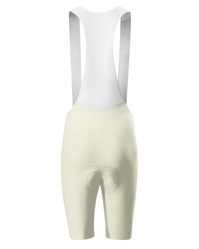 ROCKBROS Women's Cream Monochrome Matte Cycling Bibs